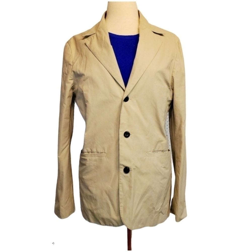Guess Y2K Khaki Long Blazer Jacket